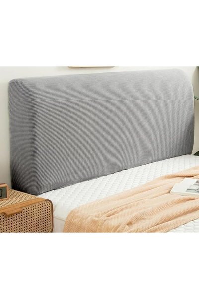 Generic Stretch Bed Headboard Cover Queen Size, Jacquard Headboard Slipcover ...