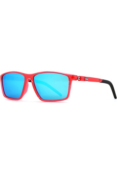 Generic Rectangle Polarized Sunglasses Women Men Trendy Square Frame B0288