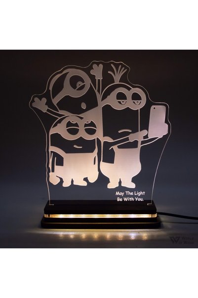 Generic Brand Φωτιστικό LED "Minions" W00957 Πολύχρωμο