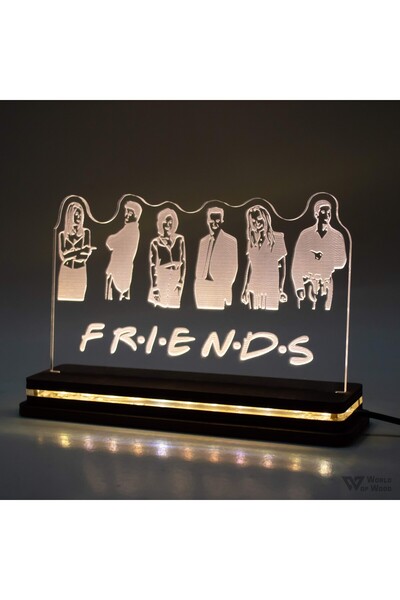 Generic Brand Φωτιστικό LED "Friends" W00926 Πολύχρωμο