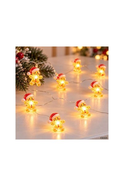 Jumbo !10LUMINITE GINGERBREAD ALB CALD