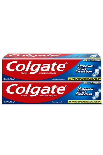Colgate معجون أسنان "ماكسيموم" للحماية القصوى من تسوس الأسنان، عبوة تحتوي على...