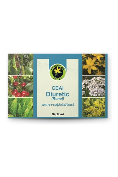 HYPERICUM Ceai Hypericum, supliment alimentar din zece plante, 20 pliculete