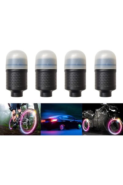 Generic أضواء LED لعجلات الدراجات، أضواء وامضة مقاومة للماء لإطارات الدراجات ...