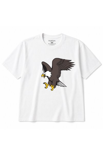 Rabona Fashion Flying Eagle – T-shirt με εντυπωσιακό σχέδιο άγριου φύλακα