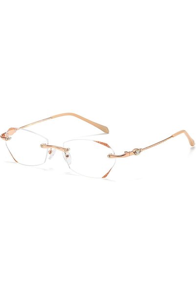 Generic Frameless Reading Glasses For Women With Blue Light Blocking,Fashion ...