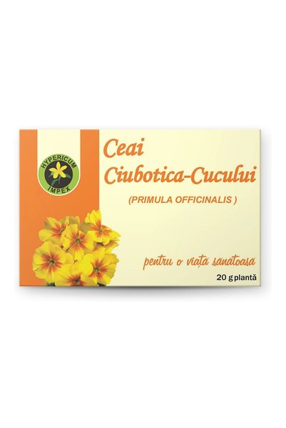 HYPERICUM Ceai Ciubotica-cucului Hypericum, supliment alimentar din parti aer...