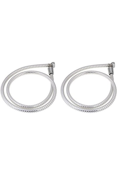 Generic TOOLS Spiral Hose for Hand Bidet - 1.2meter - Silver Universal compat...