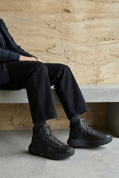 Ziya , Men's Genuine Leather Boots 1631071Z22434 Black