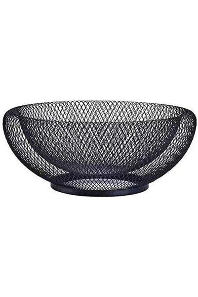 Generic Metal Mesh Creative Countertop Fruit Basket Bowl Stand for Kitchen, R...