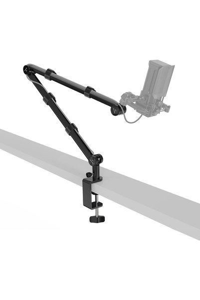 Generic BASICS Microphone Boom Arm, 31" Flexible Mic Desk Stand Mount, Compat...