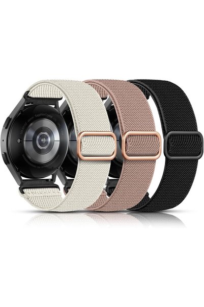 Generic Elastic Bands Compatible with Samsung Galaxy Watch 7 6 5 4 40mm 44mm/...