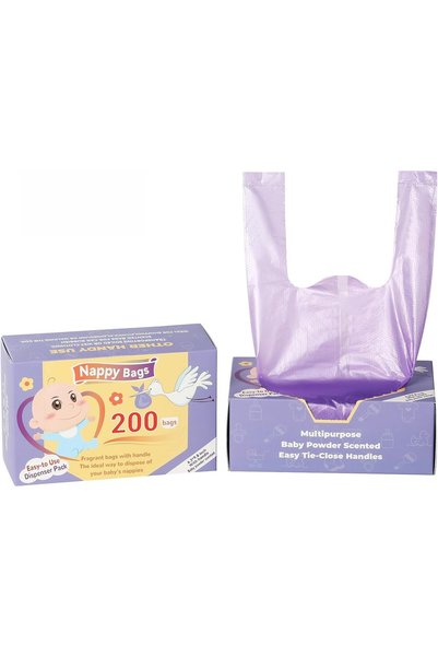 Generic 200-Pack Biodegradable Diaper Disposal Bags - Extra Thick Leak-Proof ...