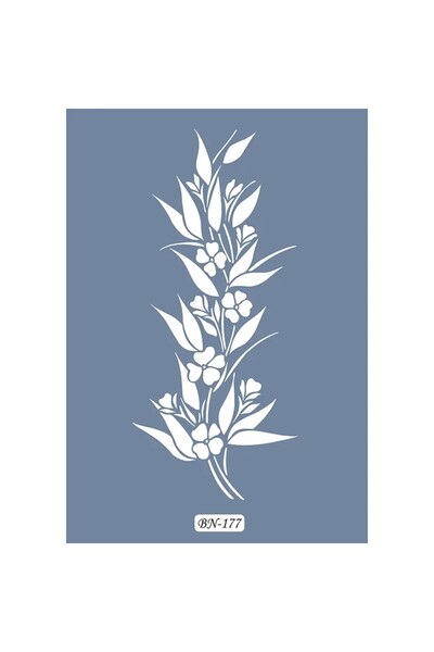 Cadence Boya Flower Pattern BN177 25x35 BN Series Stencil
