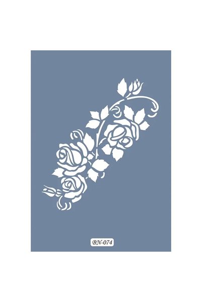 Cadence Boya Flower Pattern BN74 25x35 BN Series Stencil