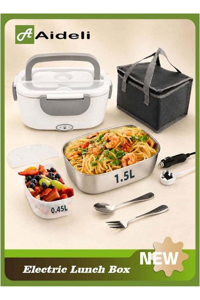 Aideli Lunch Box Set of 2, 316 Stainless Steel Bento with Storage Bag, Leakpr...