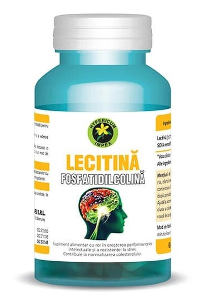 HYPERICUM Capsule Lecitina Fosfatidilcolina Hypericum, supliment alimentar cu...