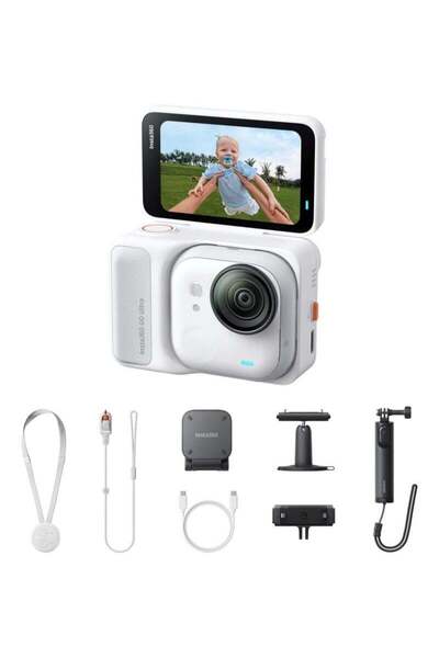 Insta360 GO Ultra Creator Bundle | Tiny 4K Cam, Lightweight & Portable, Low L...
