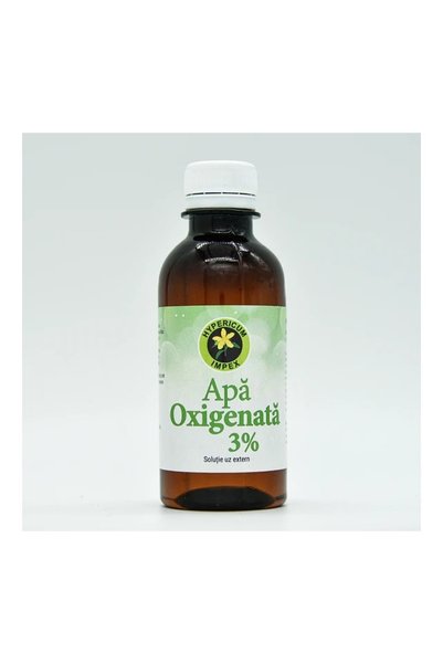 HYPERICUM Apa oxigenata Hypericum, cu peroxid de hidrogen 3%, 200 ml