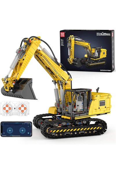 Generic 13112 RC Excavator Building Set,Building Model Kits, App Remote Contr...