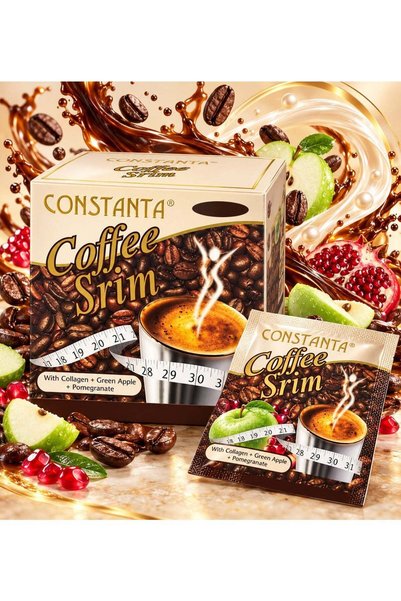 Constanta Coffee Srim - Sugar-Free Slimming Coffee with Collagen & Green Appl...