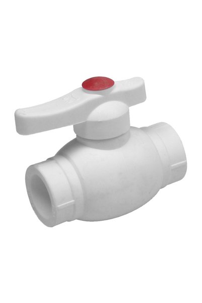 EVOSANITARY Robinet PP-R alb trecere, 32 mm