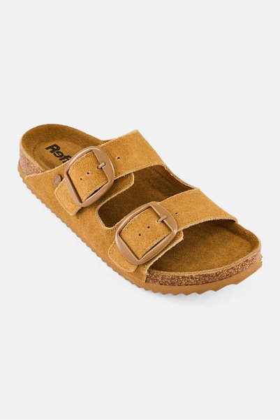 Refresh Women Serr Suede Slip On Sandals, Brown