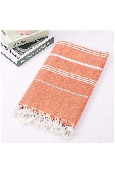 ROCK POW Oversized Beach Towels (2 Pack, 76x180 cm) - Extra Large 100% Cotton...