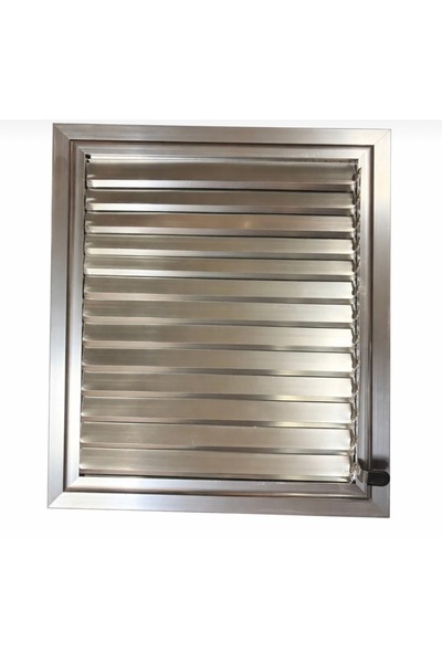 Doğuş Life 25x60 Gümüş Eloksal Alüminyum Yüzeysel Menfez Banyo Wc Panjur Havalandırma