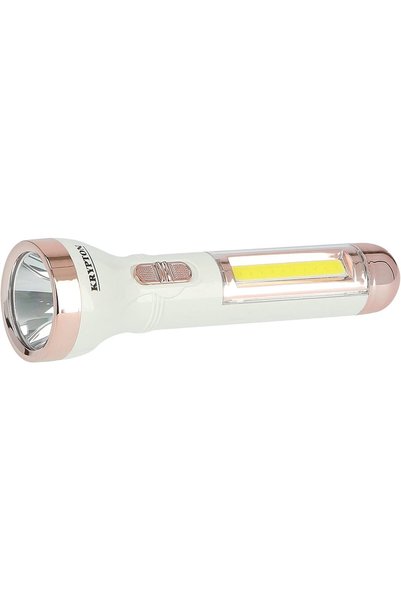 Generic KNFL5126 Rechargeable Flash Light, WHITE