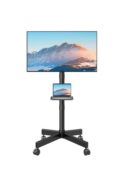 MOUNTUP TV stand with wheels, for 23-60 inch TVs, supports up to 35 kg, VESA ...