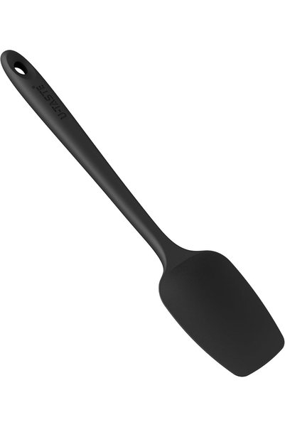 Generic 250 ° ملعقة سيليكون مقاومة للحرارة، مقاس 29 سم (لون أسود).