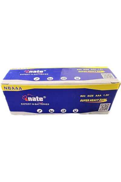 Generic مجموعة بطاريات قلوية NBAAA AAA، 48 قطعة