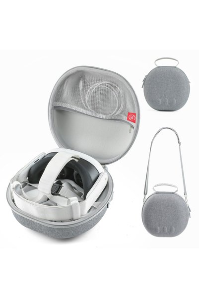 Noonedibs Carcasă rigidă, compatibilă cu accesorii Meta Quest 3, căști VR, co...