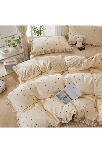 Generic Floral Duvet Cover Set King Size – 100% Cotton 3-Piece Bedding Set wi...