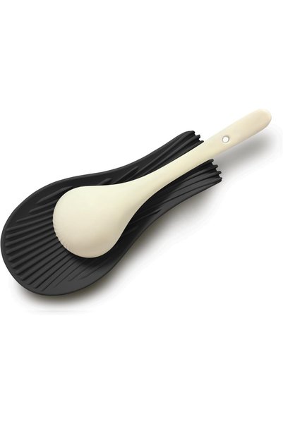 Generic Stove Top Spoon Rest, Heat Resistant & Non-Slip Silicone Holder for K...