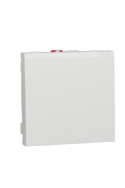 Schneider Electric Întrerupător simplu Schneider Unica NU320118 alb 10A, 2 mo...