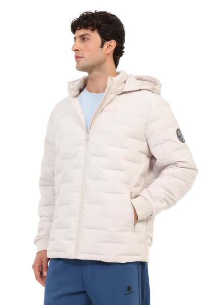 lumberjack Men's Light Beige ML AMOTT Coat