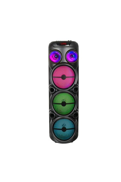 TEQSMA Zore GD-2887 Dijital LED Göstergeli Mikrofonlu RGB TWS 8 inç Stereo Bass Kablosuz Karaoke Hoparlör