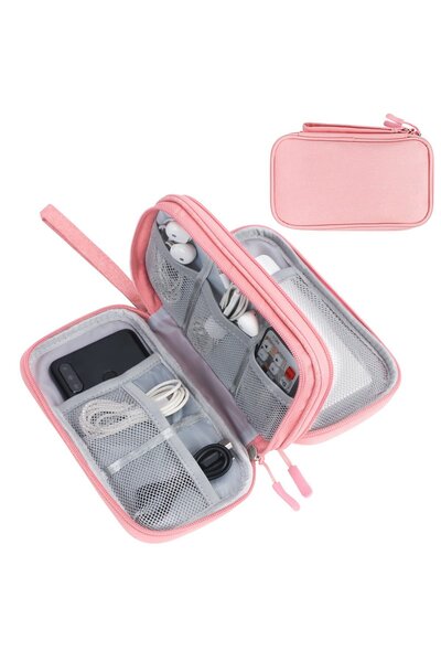 Noonedibs Organizator electronic, geantă de călătorie pentru cabluri, imperme...