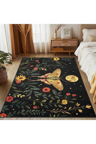 Generic 5x7 Area Rug for Living Room, Soft Non-Slip Low Pile Carpet