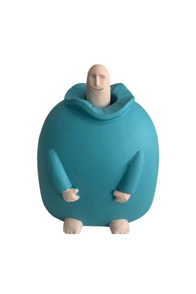 Noonedibs Figurine amuzante cu deget mijlociu, decor de masă cu deget zâmbito...
