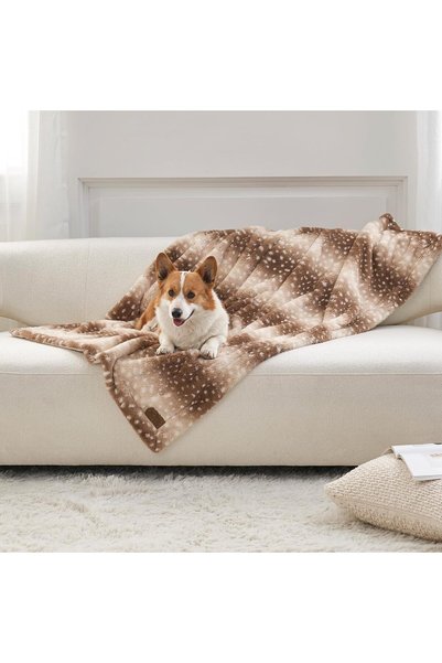 Generic Waterproof Pet Blanket - Reversible Sherpa Fleece Dog Blanket for Bed...