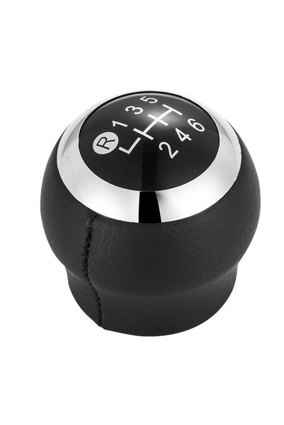 Choice Black 6 Speed 5/6 Speed Car Gear Shift Knob Lever Shifter Stick Handba...