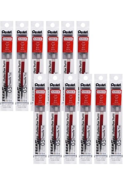 Generic Refill Ink for EnerGel Liquid Gel Pen, 0.5mm, Needle Tip, Red Ink, Bo...