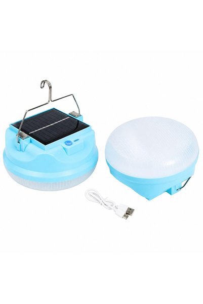 DAMUR Solar Lamp, Innovation, 2in1, Solar/USB Charging, LED, Plastic, 3 Inten...