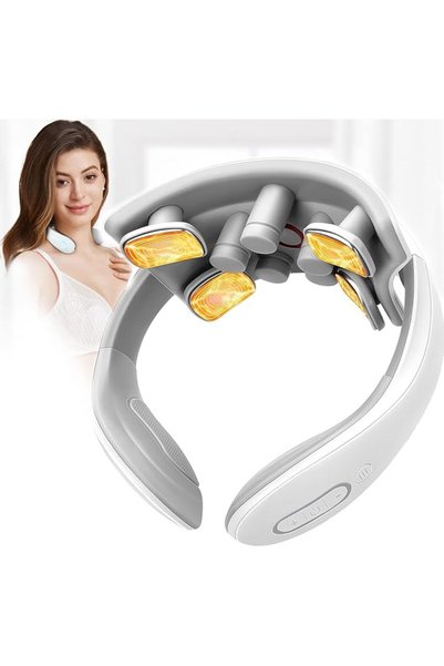 MAKINGTEC Neck Massager With Electric Pulse, Smart Cervical Massager Neck Pai...