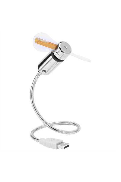 Noonedibs Ventilator USB RGB cu afișaj programabil cu LED flexibil pentru PC,...
