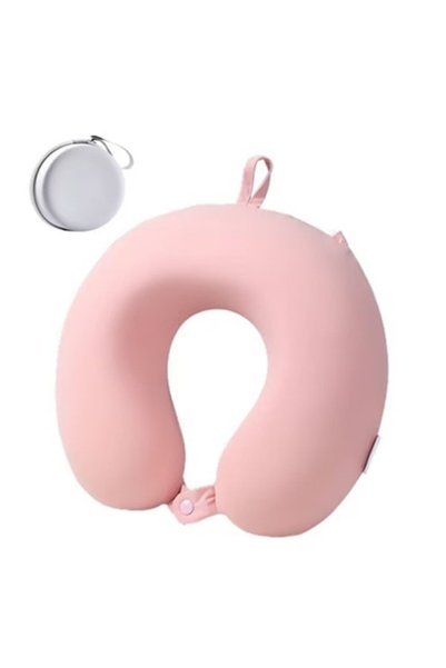 DAMUR U-Shaped Travel Pillow, Innovation, For Neck and Head, Memory Foam Fill...