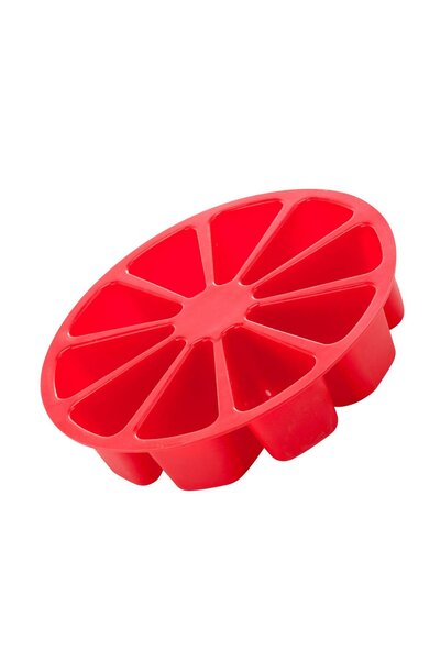 Noonedibs Forme de tort din silicon pentru porții - 10 cavități triunghiulare...